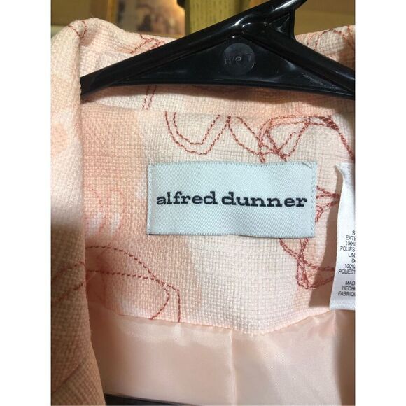 Alfred Dunner Women’s Pink Floral Pattern Suit Jacket Blazer Size 14 - Picture 5 of 7